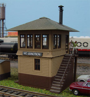 Micron Art 2009 N  Mechanical Interlocking Switch Tower (Photo-Etched&Metal Kit)