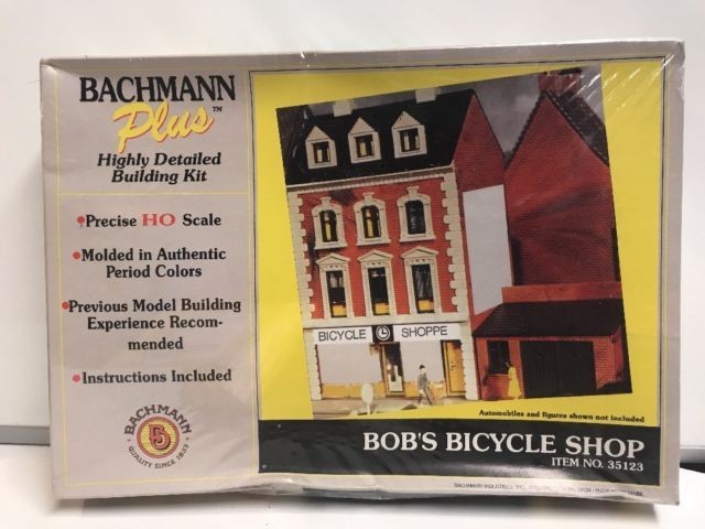 Bachmann 35123 HO Bob's Bicycle Shop Building Kit