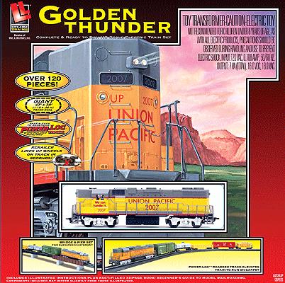 Life Like 8853 Union Pacific Golden Thunder HO Gauge Diesel Train Set