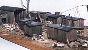 JV Models 4018 O Boyd Logging Camp Kit