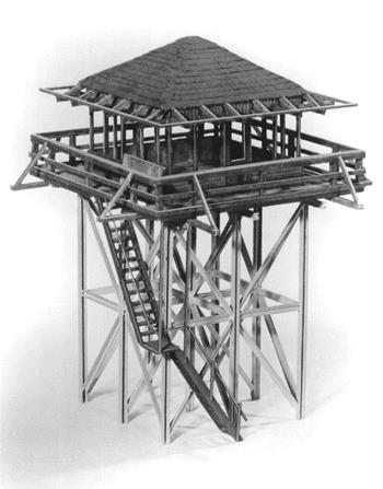 JV Models 2002 HO Forest Ranger Tower
