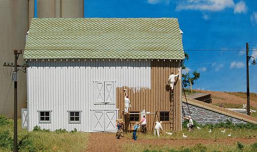 GC Laser 14283 HO (Laser-Cut Wood) Completed Barn Laser Cut Kit