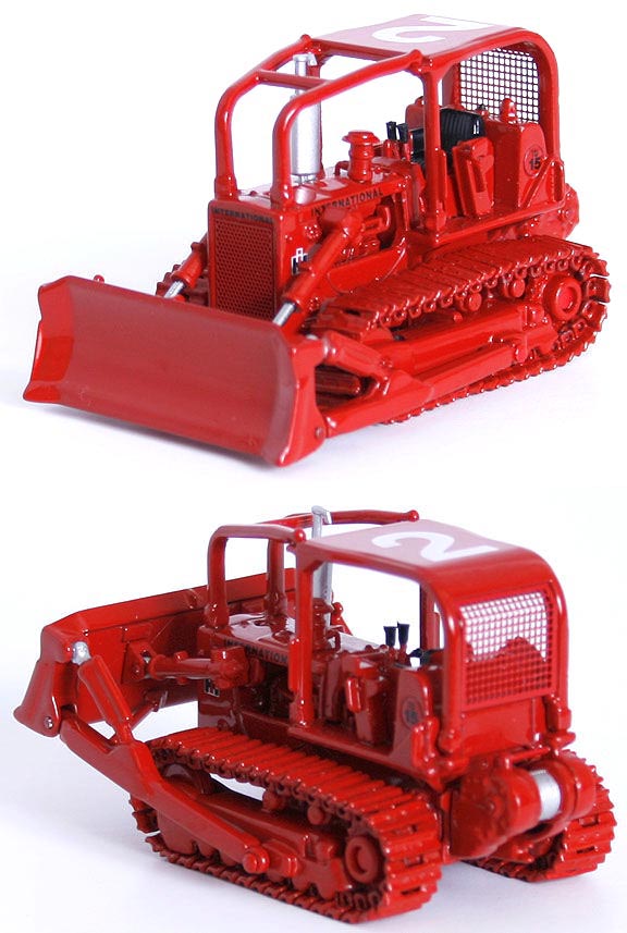 First Gear 800313 Diecast 1:87 Scale International TD-15 Fire Dozer