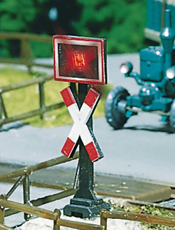 Faller 180630 HO Crossing w/Warning Lights