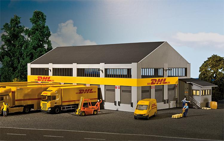 Faller 130981 HO DHL Logistic Center Building Kit