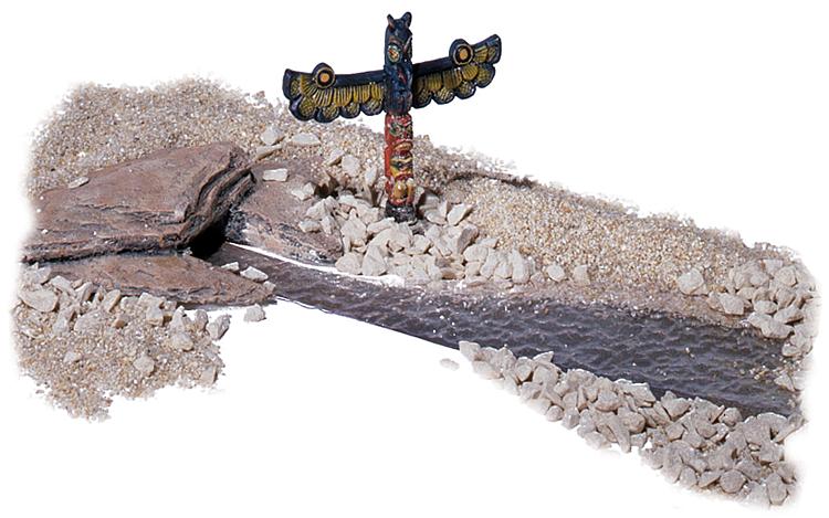 Faller 130565 Zoo Bison Display with Sheds and 5 Bison Figures Kit