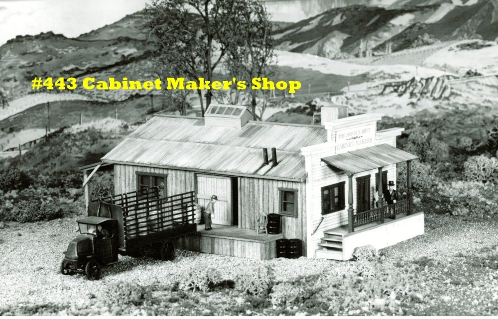 Campbell Scale Models 443 HO Cabinet Makers Shop Building Kit