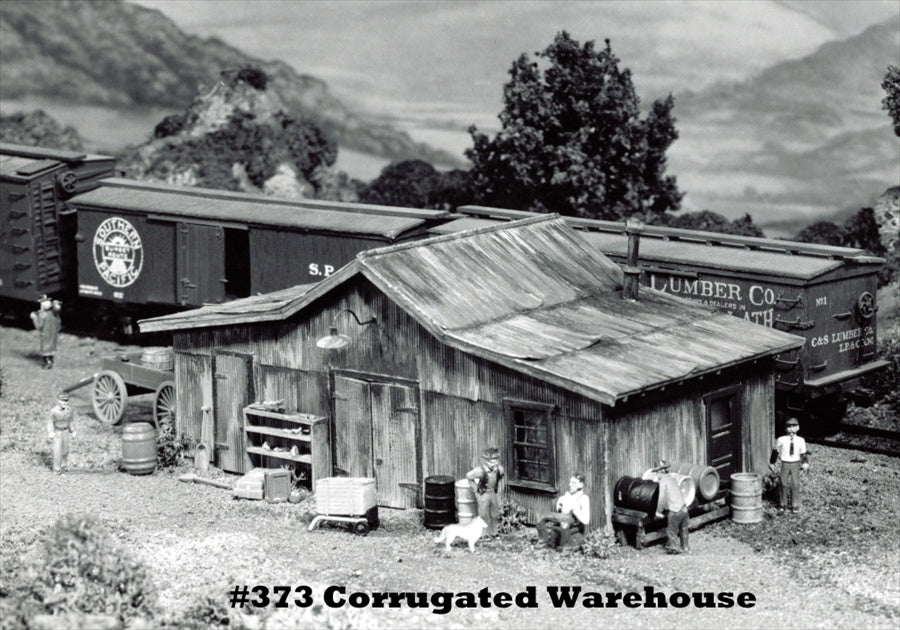 Campbell Scale Models 373 HO Corrugated Warehouse Building Kit
