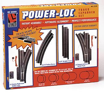 Life Like 21328 HO Power-Loc Steel Track Expansion Set – Trainz