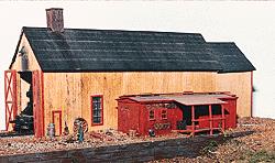 JV Models 4024 O Haliburton Engine House Kit