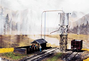 JV Models 1008 N Scale Sand Tower (Double Track) & Drying House