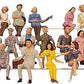Faller 153001 HO Seated People Figures (Set of 36)