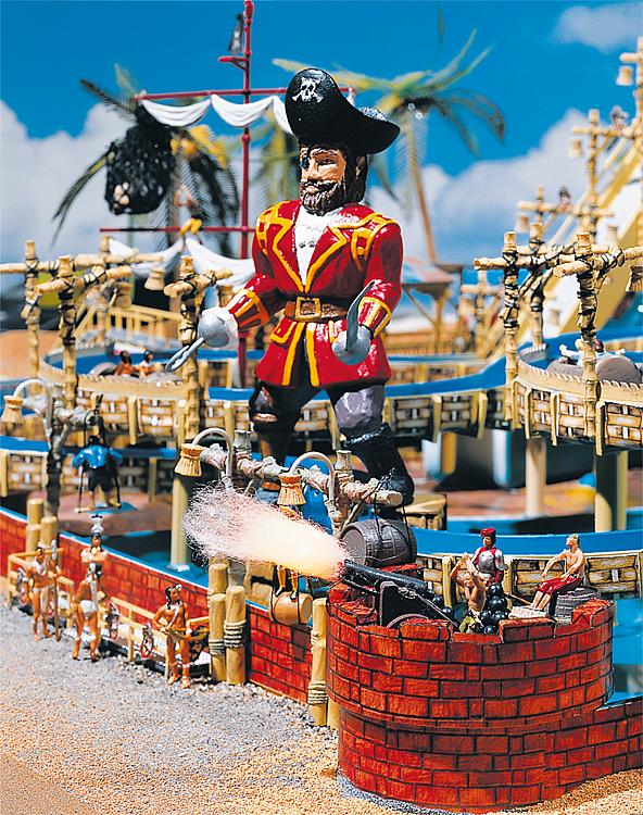 Faller 140430 HO Pirate's Island Wildwater Log Ride Kit – Trainz