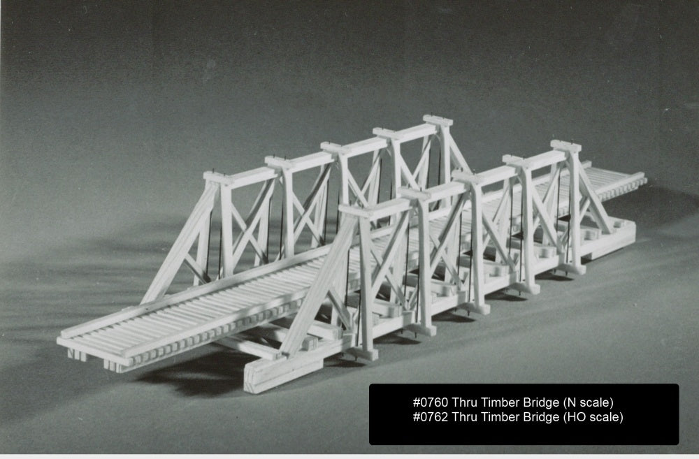 Campbell Scale Models 760 N Thru Timber Bridge Kit