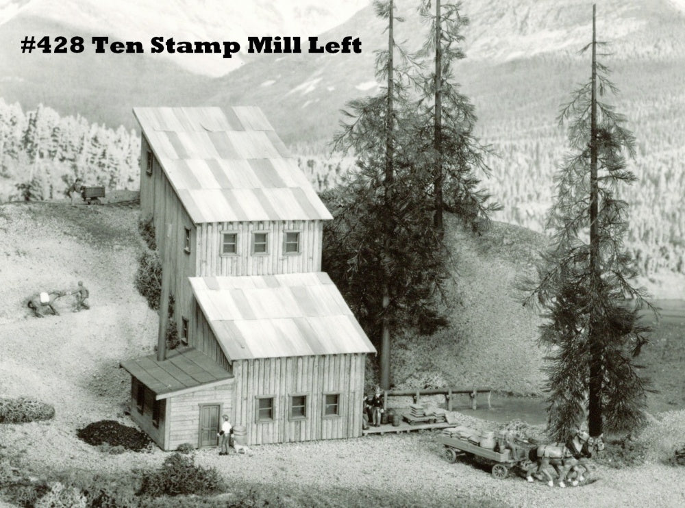 Campbell Scale Models 428 HO Ten-Stamp Mill Building Kit