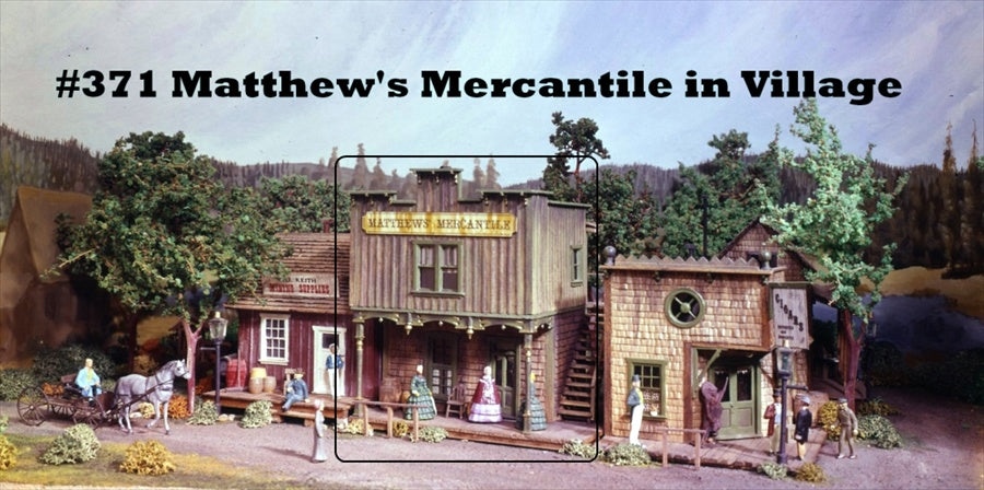 Campbell Scale Models 371 HO Scale Matthews' Mercantile Craftsman Kit