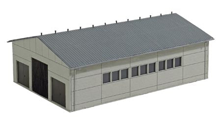 Busch 1410 HO Concrete Cow Barn