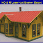Blair Line 093 N Boston Depot Laser-Cut Building Kit
