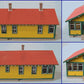 Blair Line 194 HO ATSF 6-Room Section House Laser-Cut Building Kit