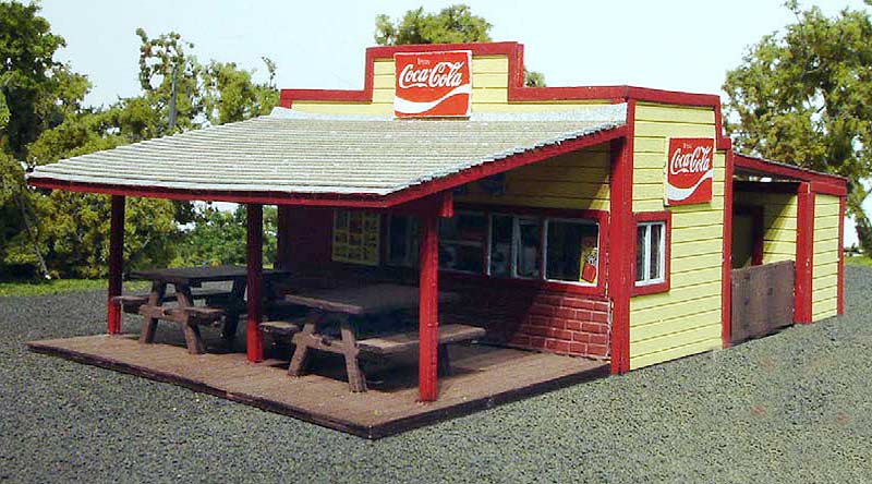 Branchline Trains 646 HO Burger Stand Laser Art Building Kit