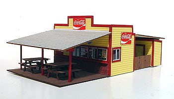 Branchline Trains 646 HO Burger Stand Laser Art Building Kit