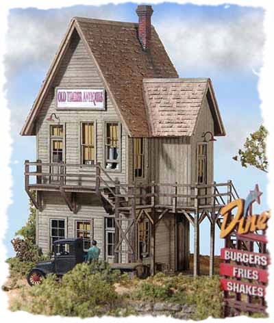 Bar Mills 0962 HO Wicked Wanda''s House Building Kit