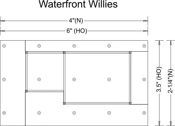 Bar Mills 0921 N Waterfront Willy's/Trackside Jack's Kit