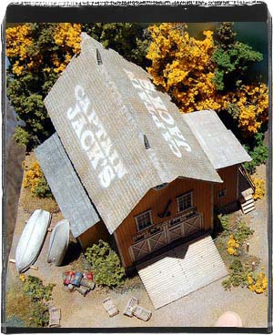 Bar Mills 0892 HO Captain Jack's Boat & Bait House Laser Cut Kit
