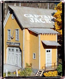 Bar Mills 0892 HO Captain Jack's Boat & Bait House Laser Cut Kit
