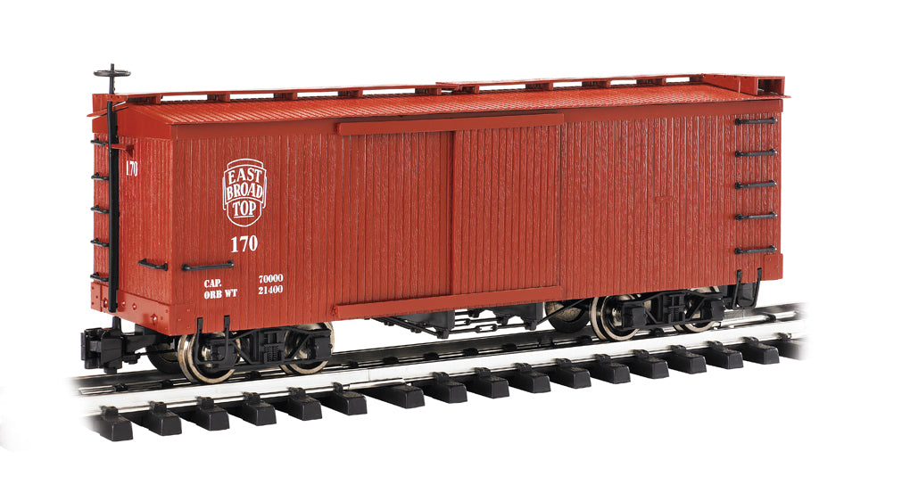 Bachmann 93330 East Broad Top Box Car (Metal Wheels)