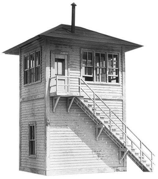 American Model Builders 78 Laser Art Interlocking Tower Building S Scale Kit