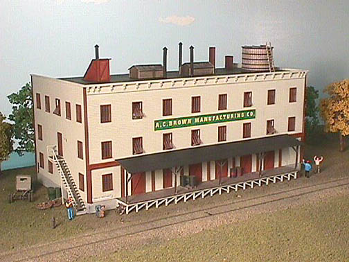 American Model Builders HO Scale 715 Laser Art Brown Manufacturing Company Kit