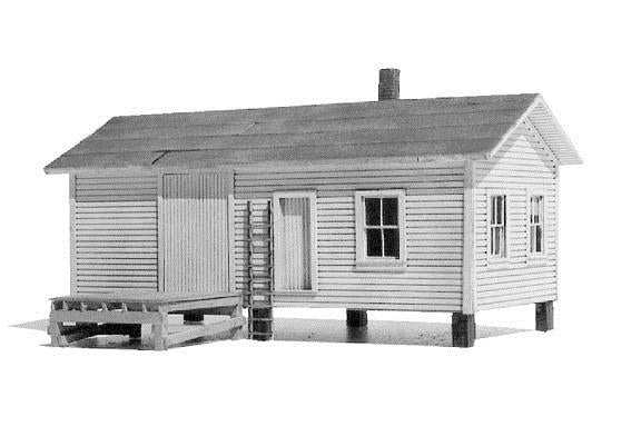 American Model Builders 706 HO Elevated Warehouse Building Kit