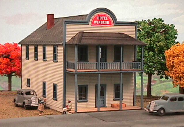American Model Builders 643 Laser Art Windsor Hotel N Scale Kit