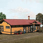 American Model Builders 607 N Santa Fe No. 3 Depot Laser Art Wood Cut Kit
