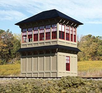 American Model Builders 185 HO Pennsylvania MO Tower Laser Art Building Kit