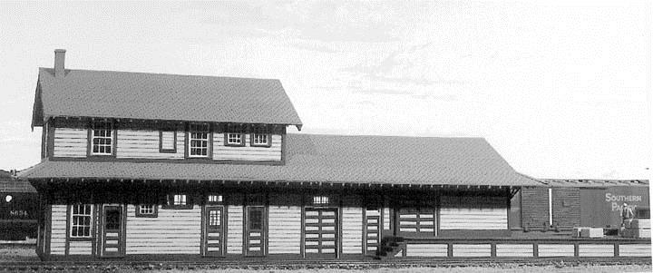 American Model Builders 134 HO SP Altamont Station Laser Art Building Kit