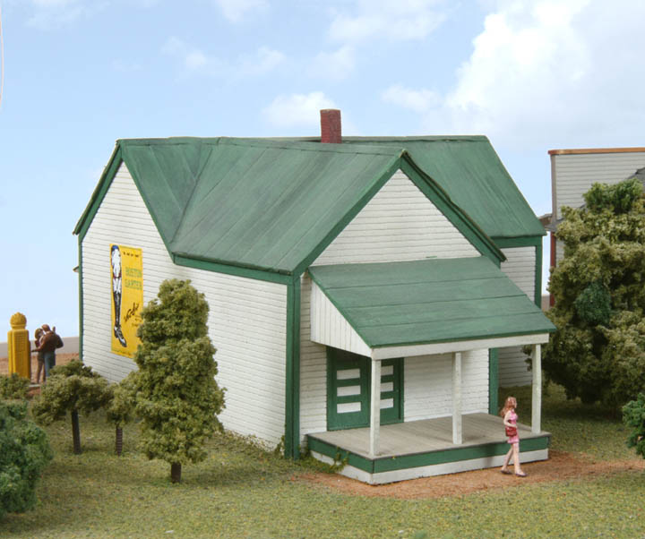 American Model Builders 123 HO Corydon Store & Post Office Laser Art Kit