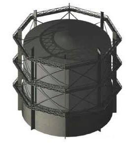 Trix 66167 Blast Furnace Gas Holder Kit