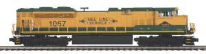 MTH 20-20271-1 Reading SD70ACe Diesel Engine w/PS 3.0 #1057 (Hi-Rail Wheels)