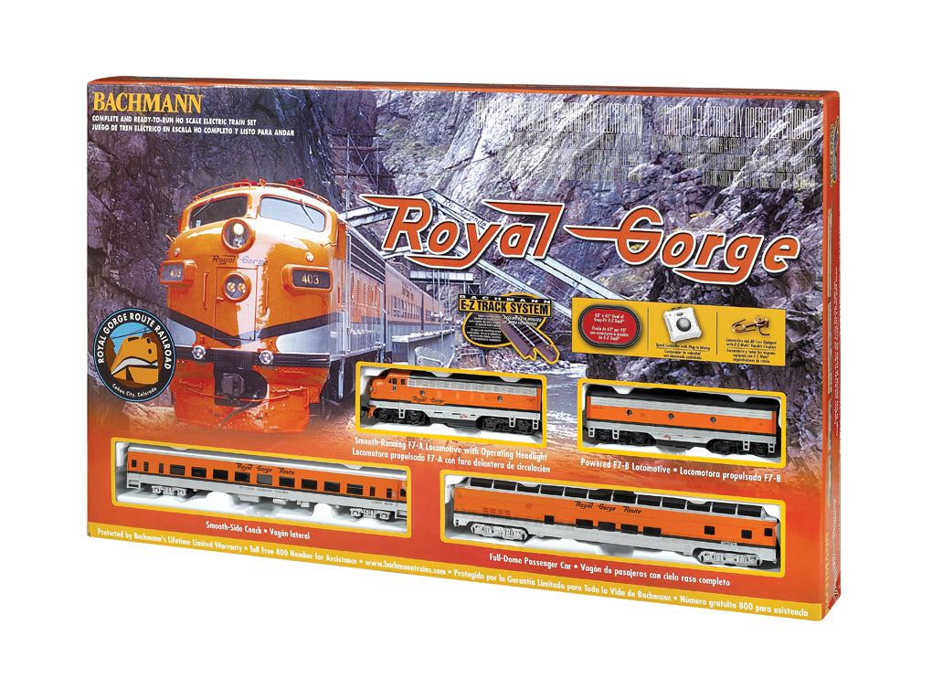 Bachmann 00689 Royal Gorge HO Gauge Diesel Passenger Train Set