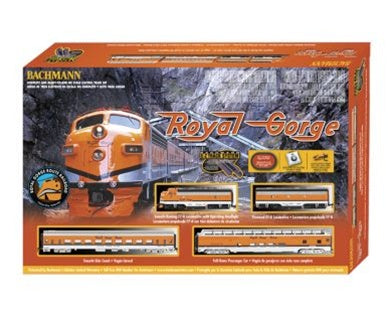 Bachmann 00689 Royal Gorge HO Gauge Diesel Passenger Train Set