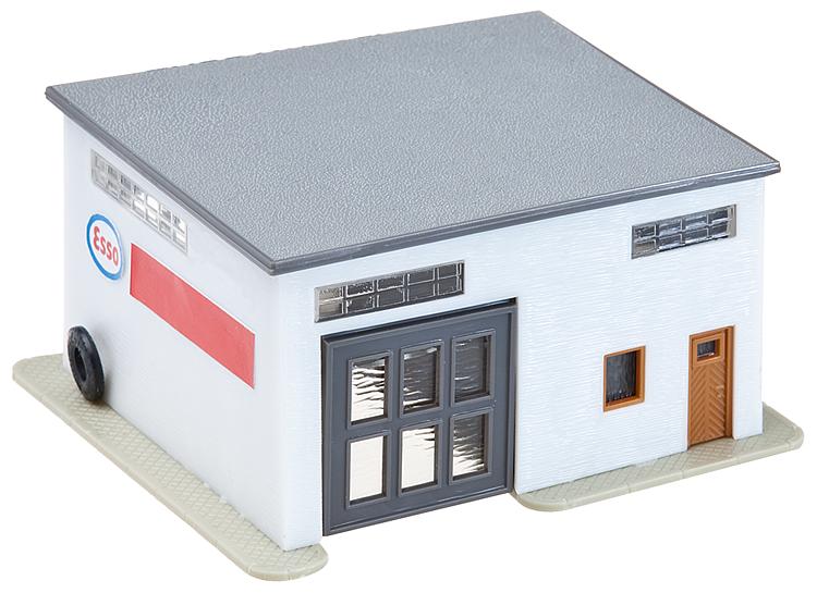 Faller 130296 HO Gas Station with Car Wash Building Kit – Trainz