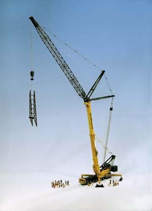 Kibri 13033 HO Liebherr LTM 1800 HD Telescoping Boom Construction