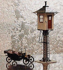 Micron Art 3047 HO Scale Railroad Watchman's Tower Photo Etched Brass Kit