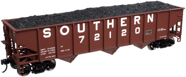 Atlas 2001803 O Southern Trainman 70T 3-Bay Open Hopper #72120