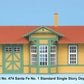 American Model Builders 474 Laser Art Santa Fe No. 1 Sngl Depot HO Scale Kit