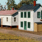 American Model Builders 485 O Scale Laser Art Yard Office Building Kit