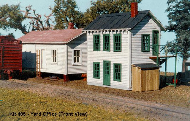 American Model Builders 485 O Scale Laser Art Yard Office Building Kit