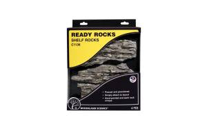 Woodland Scenics C1136 Shelf Ready Rocks (Pack of 6)